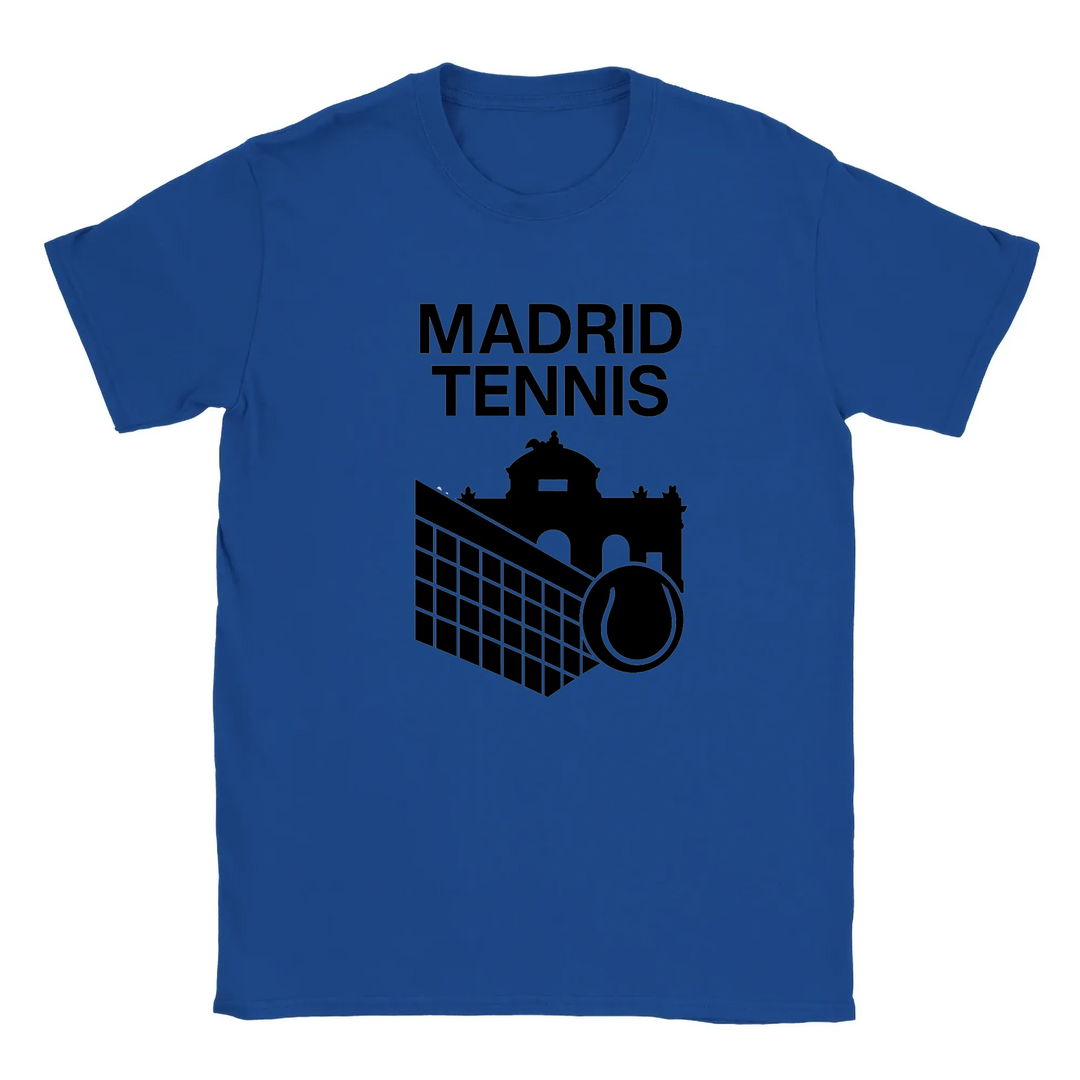 T-shirt featuring a graphic of a tennis player in action