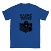 T-shirt featuring a graphic of a tennis player in action