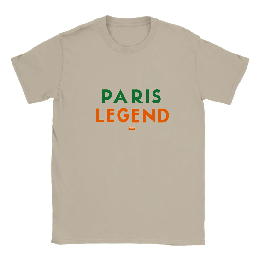 T-shirt featuring a tennis graphic inspired by Paris
