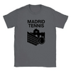 T-shirt featuring a graphic of a tennis player in action
