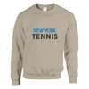 Unisex sweater with a graphic of a tennis player in New York