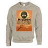 Unisex crewneck-tröja med Mission Roland Tennis-logotyp i en sportig design