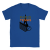 T-shirt featuring a graphic of a tennis player in Paris
