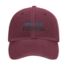 Embroidered cap featuring a vintage New York football logo