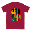 T-shirt featuring a graphic of a tennis tournament scene