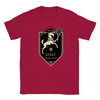 T-shirt featuring a graphic of a tennis player in action