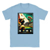T-shirt featuring a graphic of a tennis player in action