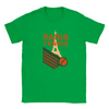 T-shirt featuring a graphic of the Eiffel Tower and a tennis racquet