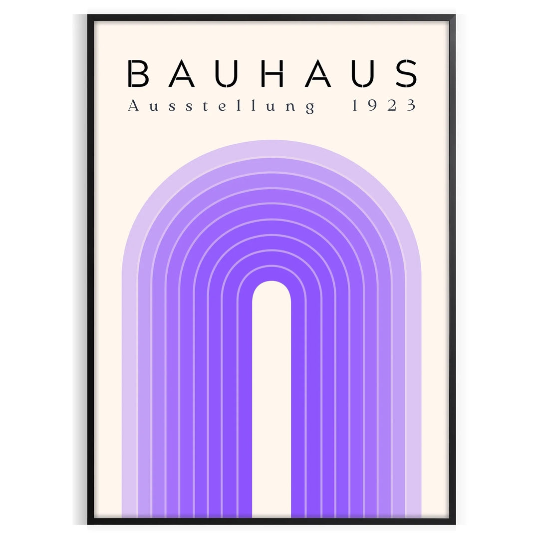 Abstract geometric shapes in Bauhaus style with bold primary colors