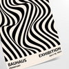Abstract geometric shapes in Bauhaus style with bold primary colors - as a rolled, unframed print