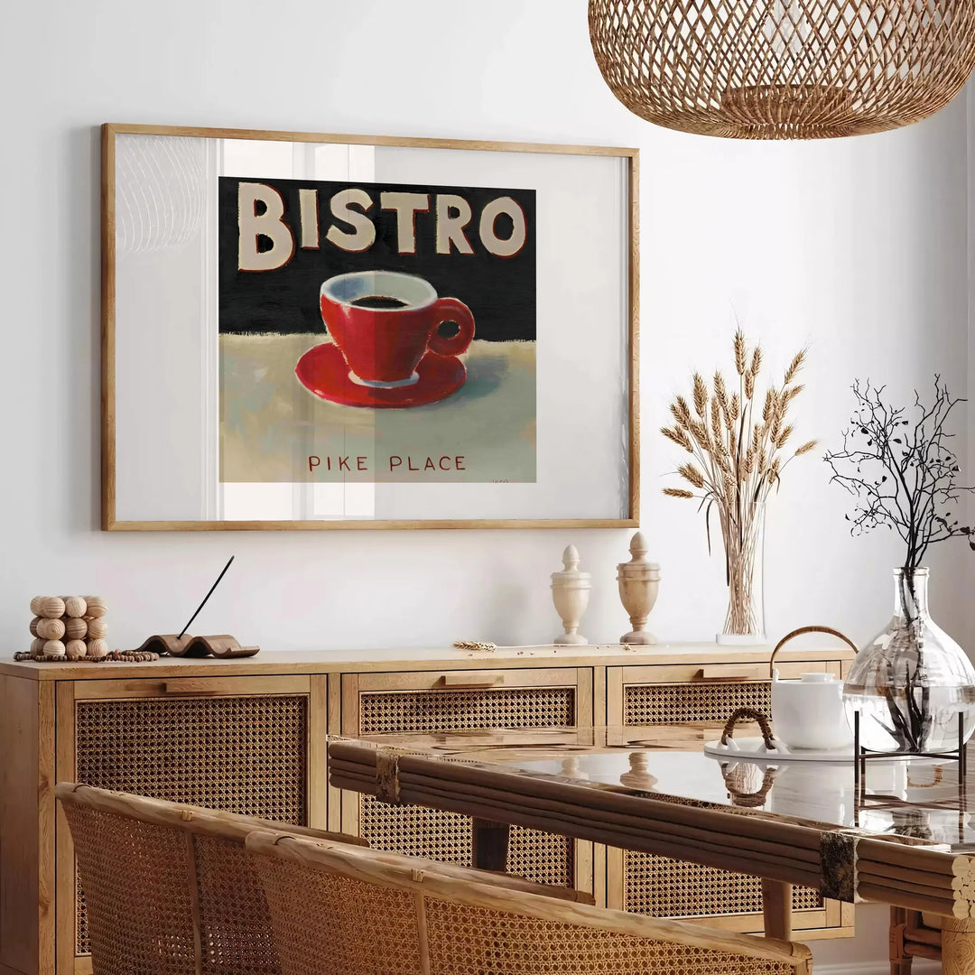 A minimalist bistro kitchen scene with black and gray tones - in a Parisian living room with a sofa and a fig plant