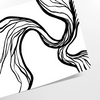 Abstract bohemian design with gray and black tones