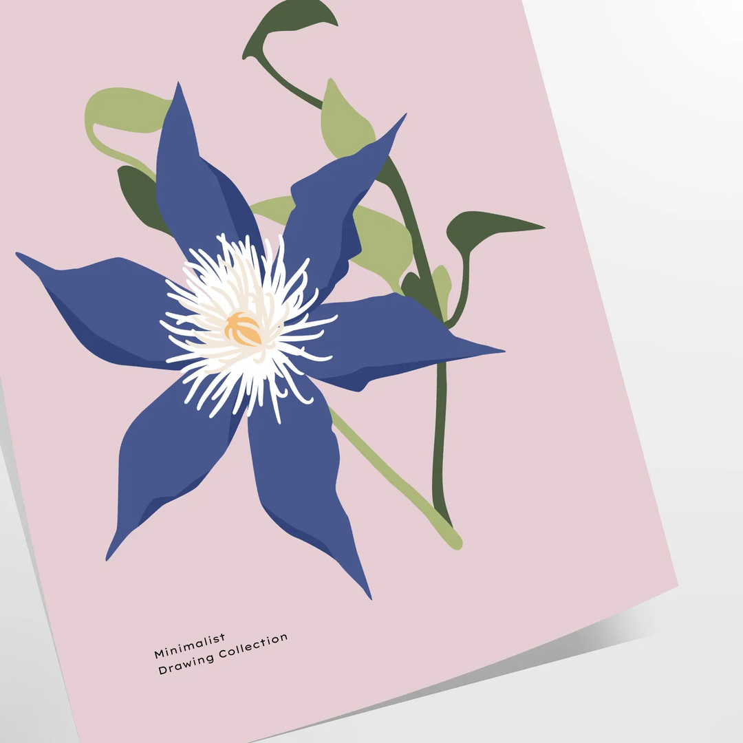Illustrazione botanica con piante arancioni e grigie su uno sfondo testurizzato