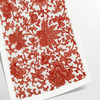 Vintage botanische Illustration mit reichen braunen und orangefarbenen Tönen