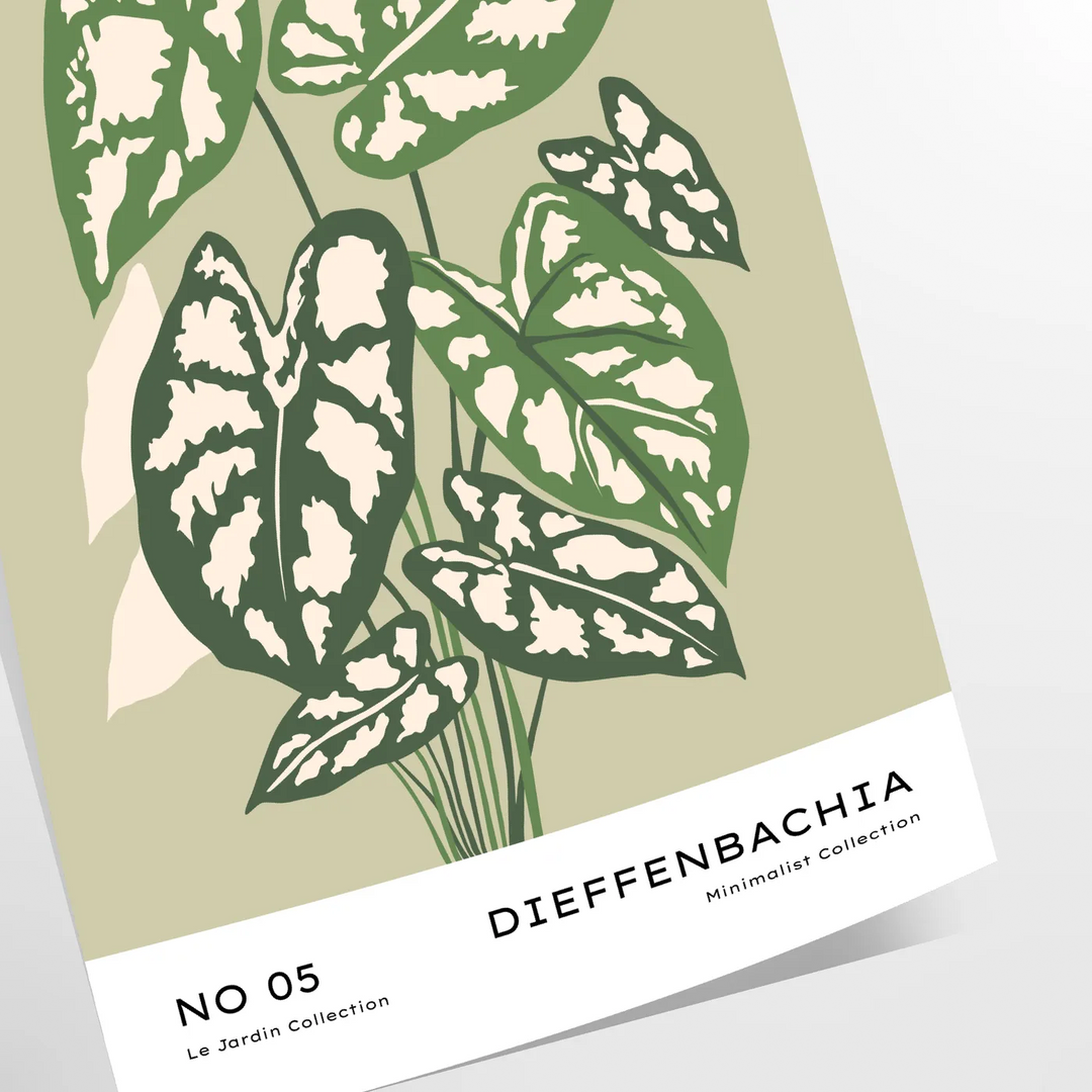 Vintage botanical illustration featuring various plants in gray and brown tones