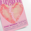 Abstract design featuring gray and purple tones with motivational text