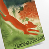 A vintage travel poster featuring communist themes in gray and brown tones - as a rolled, unframed print
