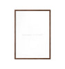 An oak frame surrounding a minimalist abstract design with earthy tones