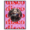 Arte abstrata temática de disco com ricos tons de preto e marrom - numa moldura preta
