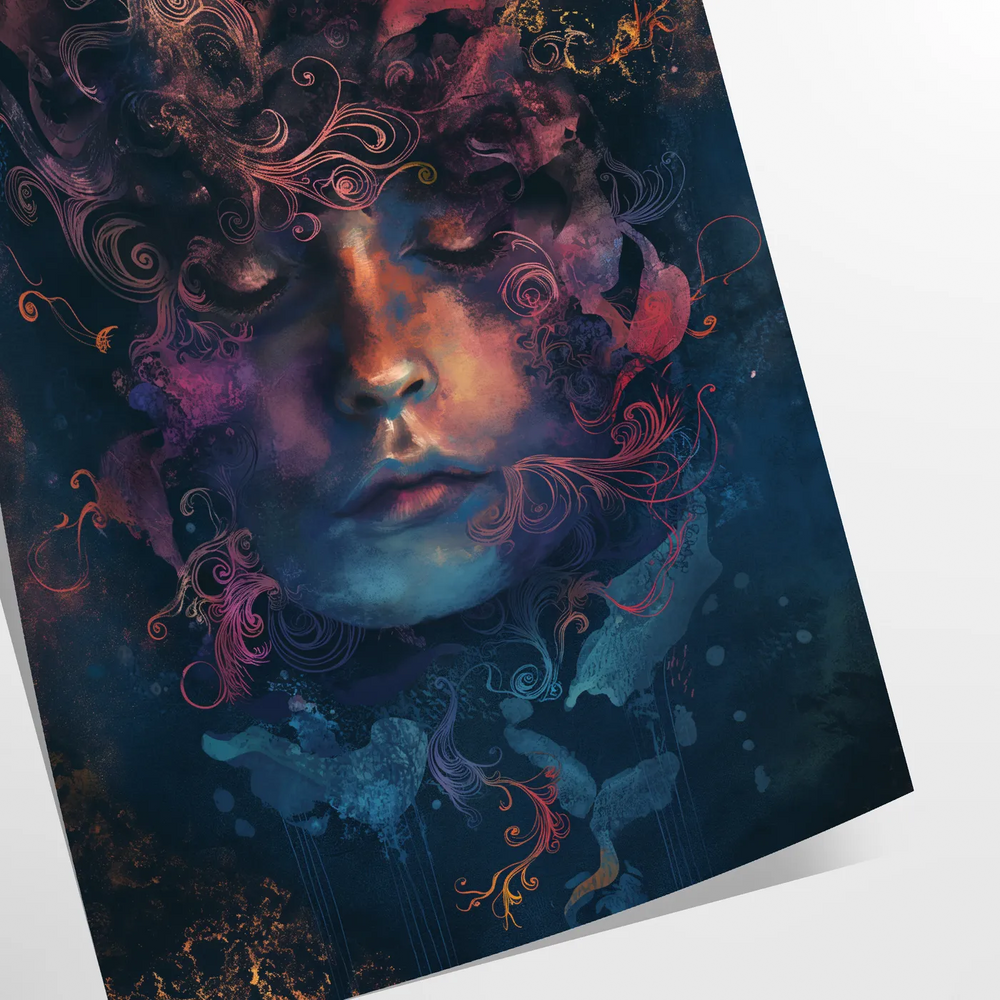 Abstract design with black and gray shapes, modern artistic style