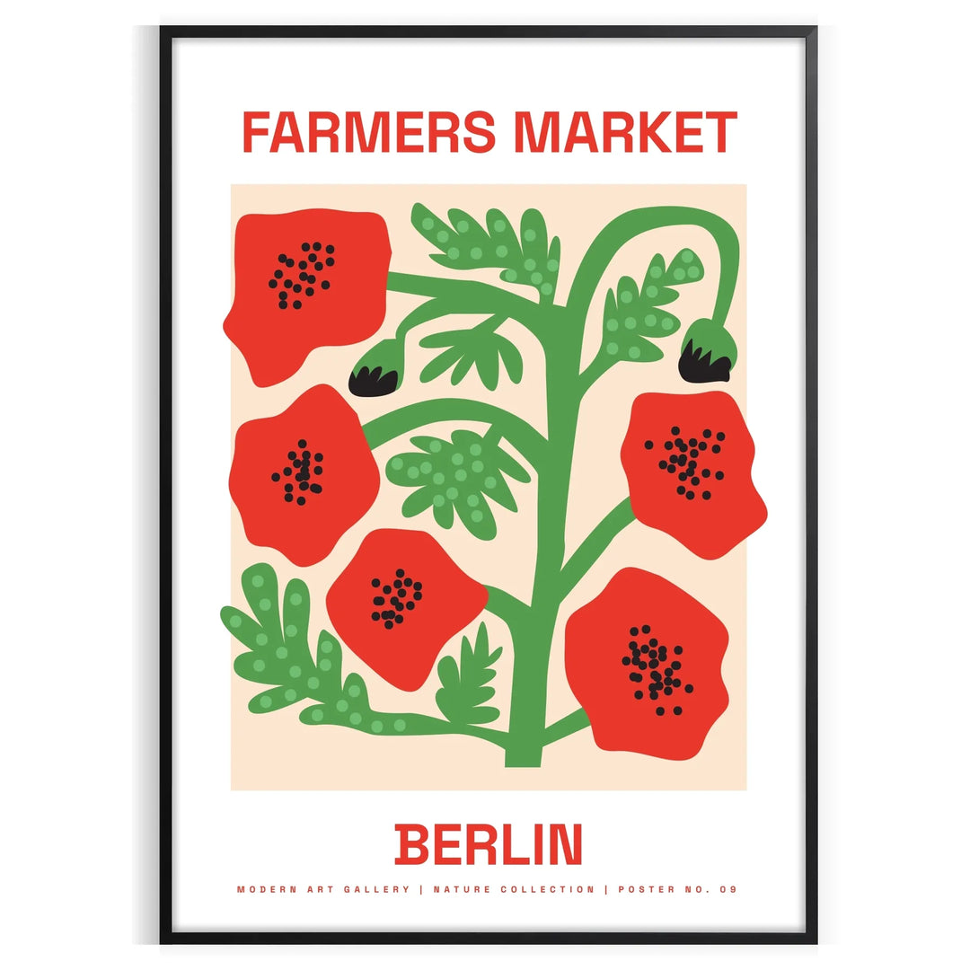 vintage botanical illustration featuring various fruits and vegetables in green and red