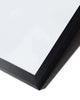 a sleek black frame surrounding a minimalist design