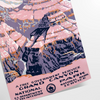 Illustration of the Grand Canyon with warm earthy tones and dramatic rock formations - as a rolled, unframed print