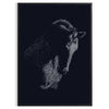 Affiche captivante thème cheval noir vert un effet saisissant espace cadeau unique disponible - dans un cadre noir