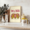 Stylized kitchen scene with black and orange accents - styled on a counter with eucalyptus and a bowl of lemons