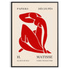 Abstract shapes and bold colors in Matisse style - in a black frame