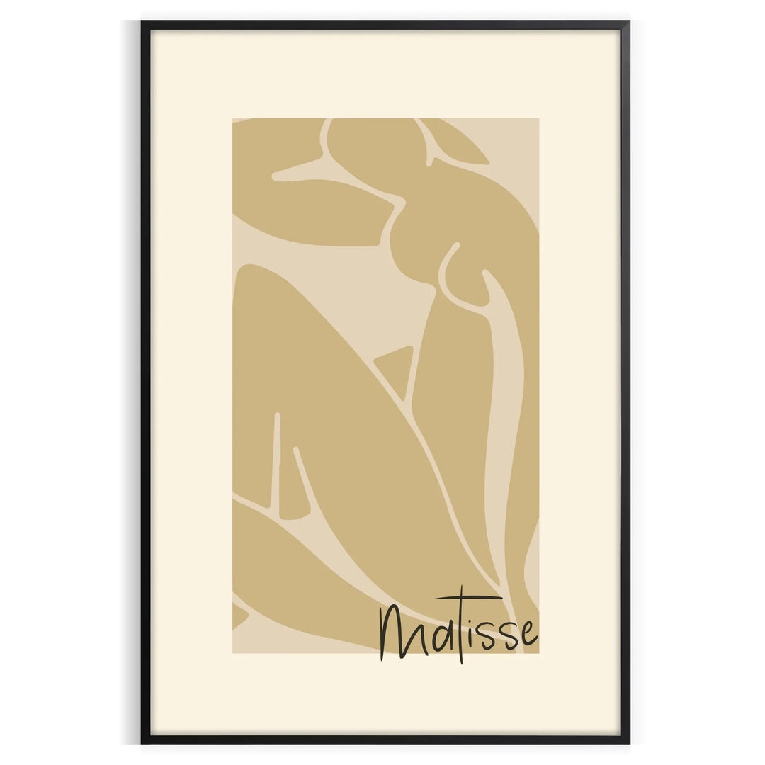 Henri Matisse paper cutouts in abstract shapes with gray and orange tones