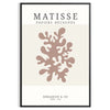 Abstract cut-out shapes in bold colors inspired by Matisse - in a black frame