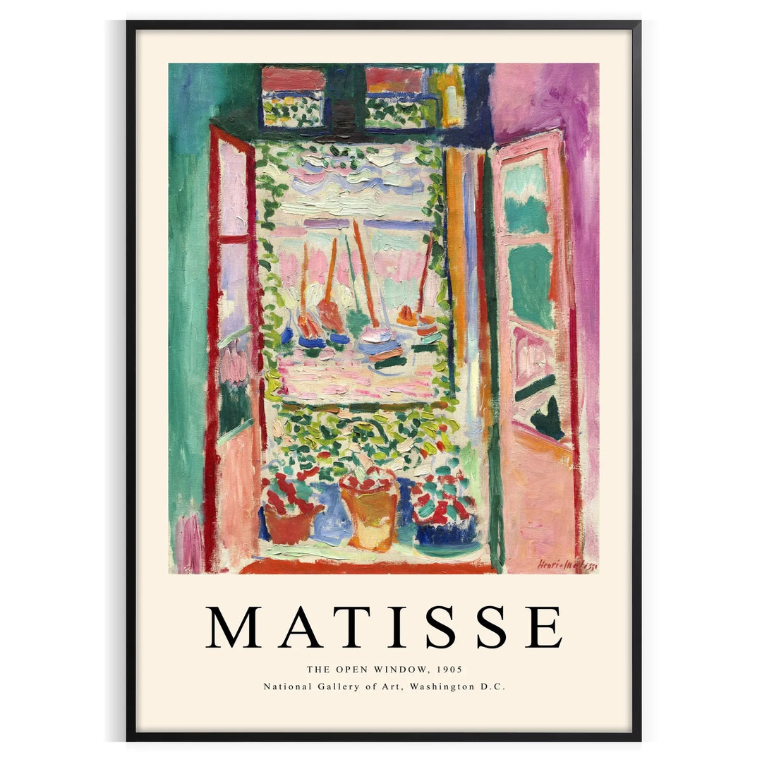 Matisse-inspired cutout design with orange and blue shapes