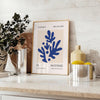 Colorful abstract shapes and forms in the style of Matisse - styled on a counter with eucalyptus and a bowl of lemons