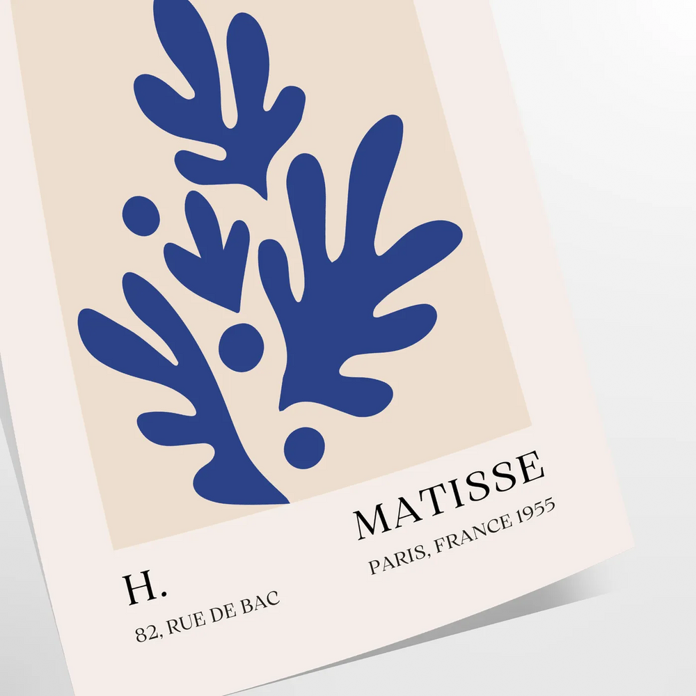 Colorful abstract shapes and forms in the style of Matisse
