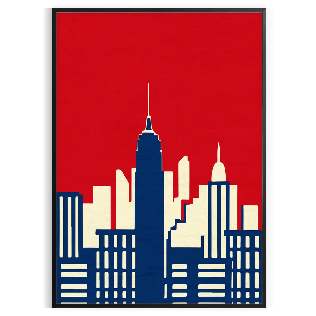 Abstract design with dynamic orange and red hues