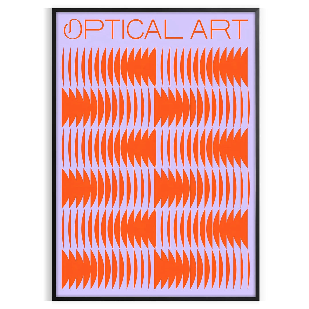 Abstract composition with orange and blue shapes in a modern style
