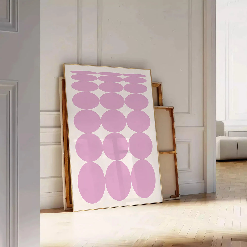 Abstract modern art with brown and white hues in a space theme