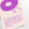 Abstract space scene in green and purple with motivational text