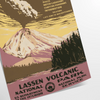 A serene landscape of a national park in gray and black tones - as a rolled, unframed print