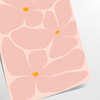 Escena abstracta de la naturaleza con tonos cálidos de naranja y amarillo