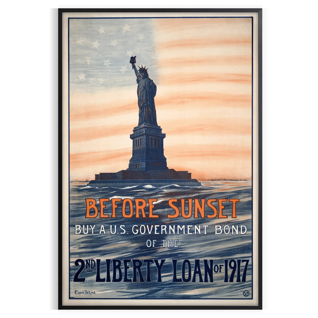 Illustration of New York City skyline in green and blue tones