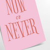 Abstract design with motivational text in green and orange tones