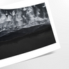 A tranquil ocean scene with soft green and blue hues - as a rolled, unframed print