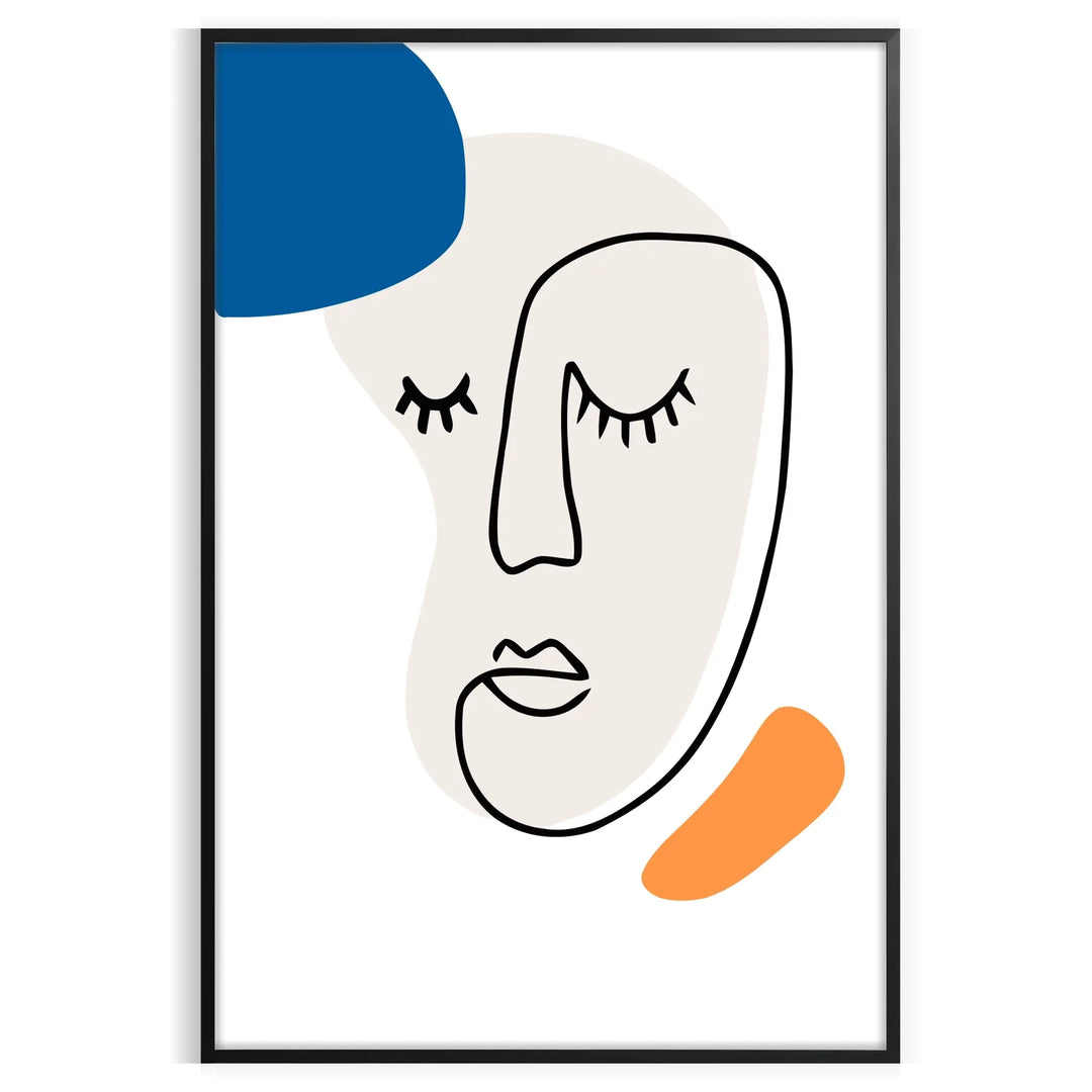 Paper-cut space collage poster in gray and white abstract design