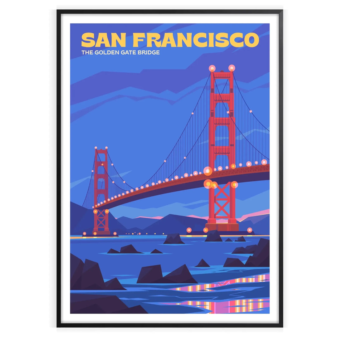 Illustration of San Francisco skyline with iconic buildings in muted browns and grays