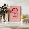 Rustic kitchen scene featuring sardines in brown and gray tones - styled on a counter with eucalyptus and a bowl of lemons