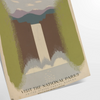 A vintage travel poster featuring the text 'See America' with green and gray landscapes. - as a rolled, unframed print