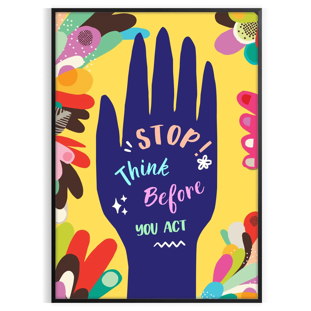 Text in bold orange and blue with a motivational message