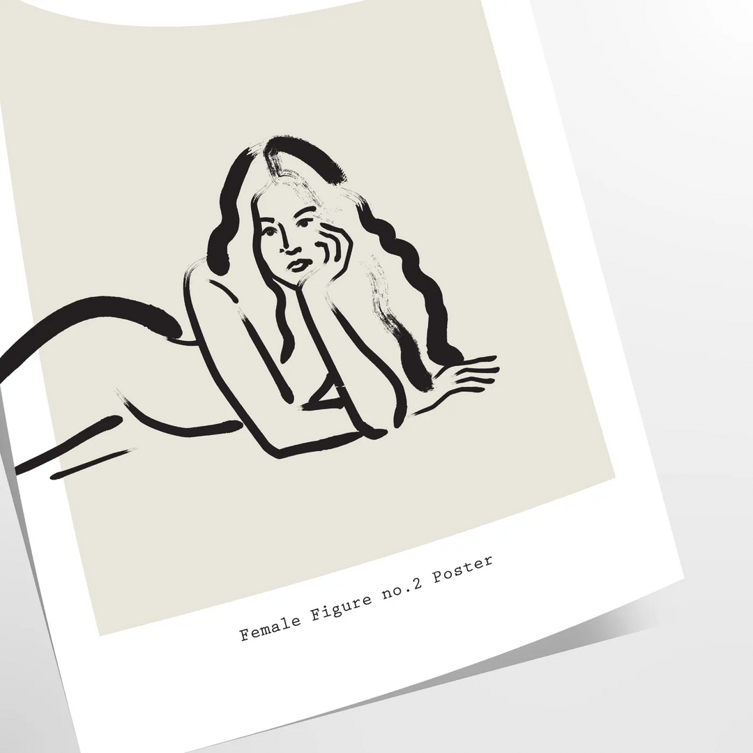 A bohemian-style illustration of a woman surrounded by celestial elements